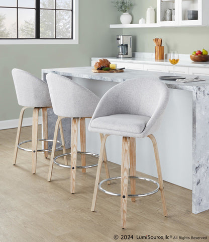 Majestic Office Furniture Highback 26" Fixed-Height Counter Stool - Set of 2