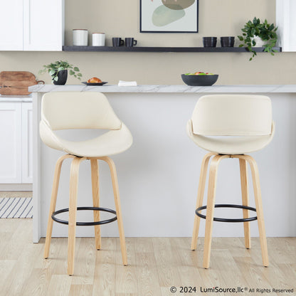 Majestic Office Furniture 30" Fixed-Height Barstool - Set of 2