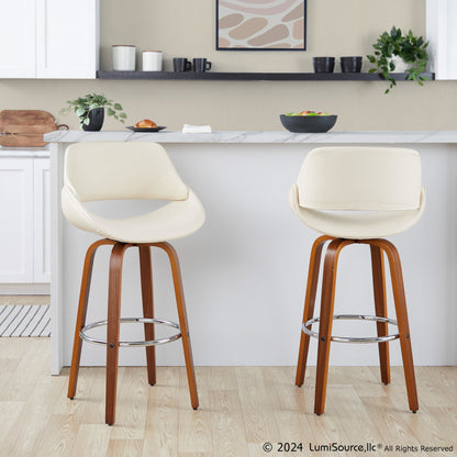 Majestic Office Furniture 30" Fixed-Height Barstool - Set of 2