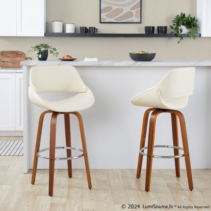 Majestic Office Furniture 30" Fixed-Height Barstool - Set of 2