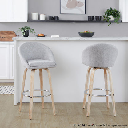 Majestic Office Furniture Highback 30" Fixed-Height Barstool - Set of 2
