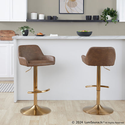 Majestic Office Furniture Adjustable Barstool - Set of 2