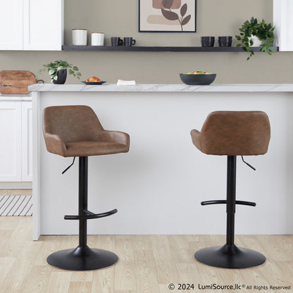 Majestic Office Furniture Adjustable Barstool - Set of 2