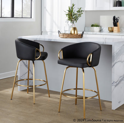 Majestic Office Furniture 26" Fixed-Height Counter Stool - Set of 2