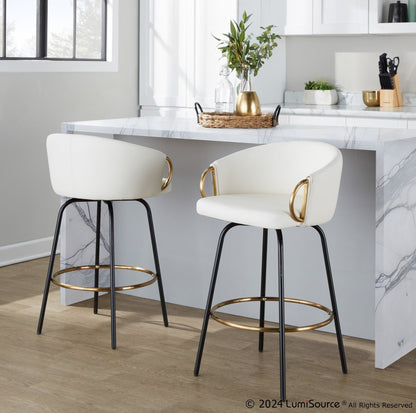 Majestic Office Furniture 26" Fixed-Height Counter Stool - Set of 2