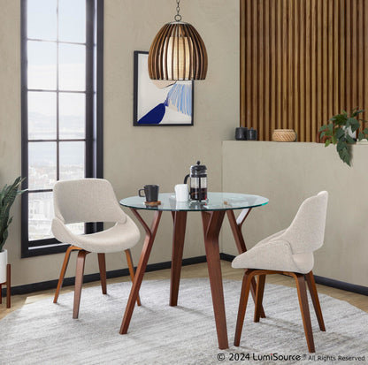 Majestic Office Furniture Round Fabrico Dining Set - 3 Piece