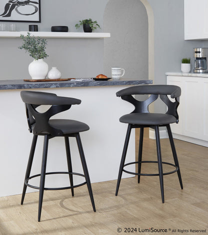 Majestic Office Furniture 25" Fixed-Height Counter Stool - Set of 2