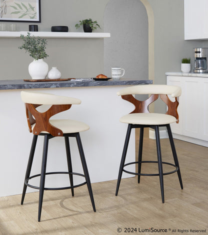 Majestic Office Furniture 25" Fixed-Height Counter Stool - Set of 2