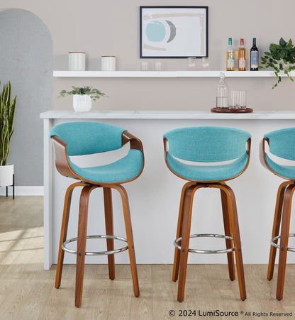 Majestic Office Furniture 30" Fixed-Height Barstool - Set of 2