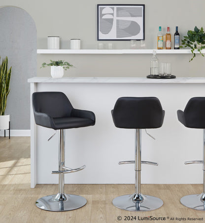 Majestic Office Furniture Adjustable Barstool - Set of 2