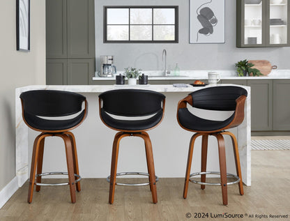Majestic Office Furniture 24" Fixed-Height Counter Stool - Set of 2