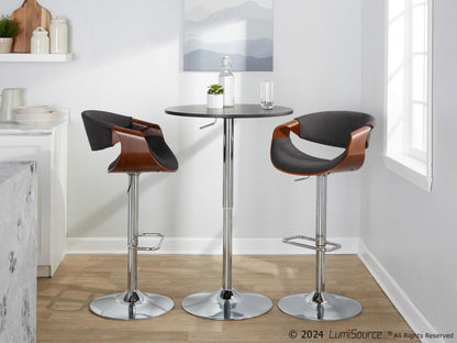 Majestic Office Furniture Adjustable Barstool - Set of 2