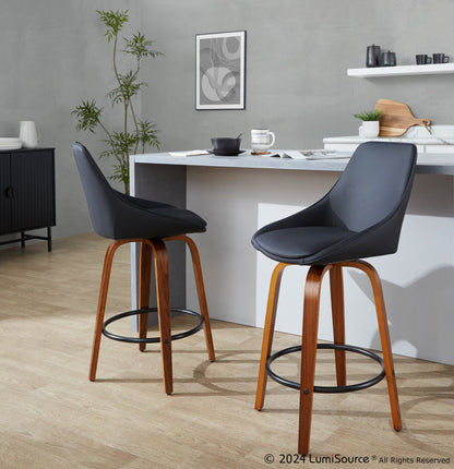 Majestic Office Furniture 26" Fixed-Height Counter Stool - Set of 2