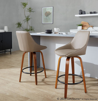 Majestic Office Furniture 26" Fixed-Height Counter Stool - Set of 2