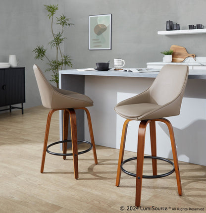 Majestic Office Furniture 26" Fixed-Height Counter Stool - Set of 2