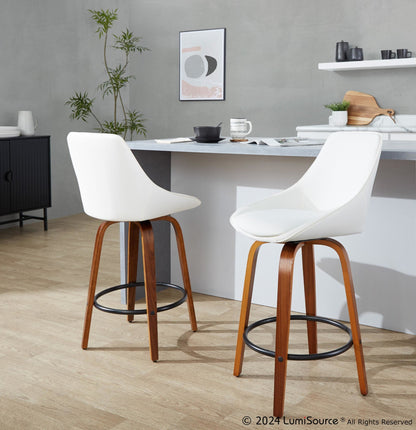 Majestic Office Furniture 26" Fixed-Height Counter Stool - Set of 2