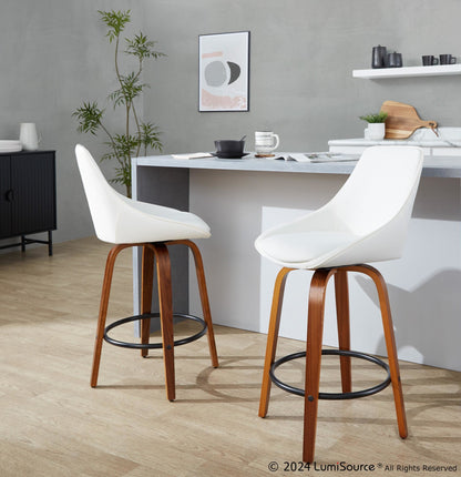 Majestic Office Furniture 26" Fixed-Height Counter Stool - Set of 2