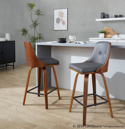 Majestic Office Furniture 26" Fixed-Height Counter Stool - Set of 2