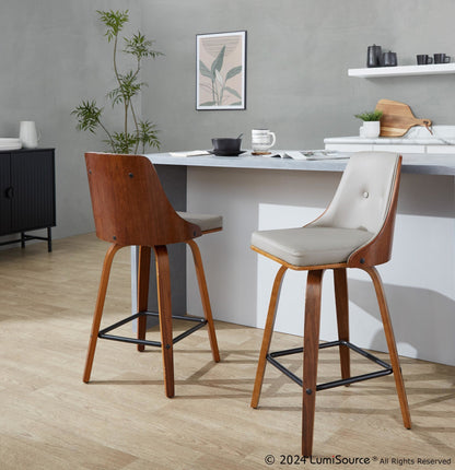 Majestic Office Furniture 26" Fixed-Height Counter Stool - Set of 2