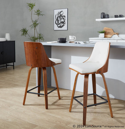 Majestic Office Furniture 26" Fixed-Height Counter Stool - Set of 2