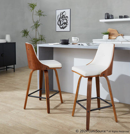 Majestic Office Furniture 26" Fixed-Height Counter Stool - Set of 2