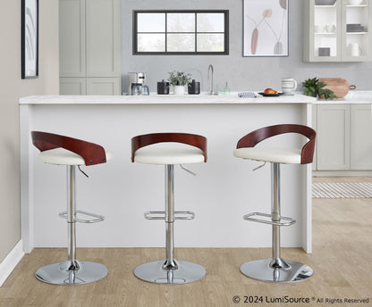 Majestic Office Furniture Adjustable Barstool - Set of 2