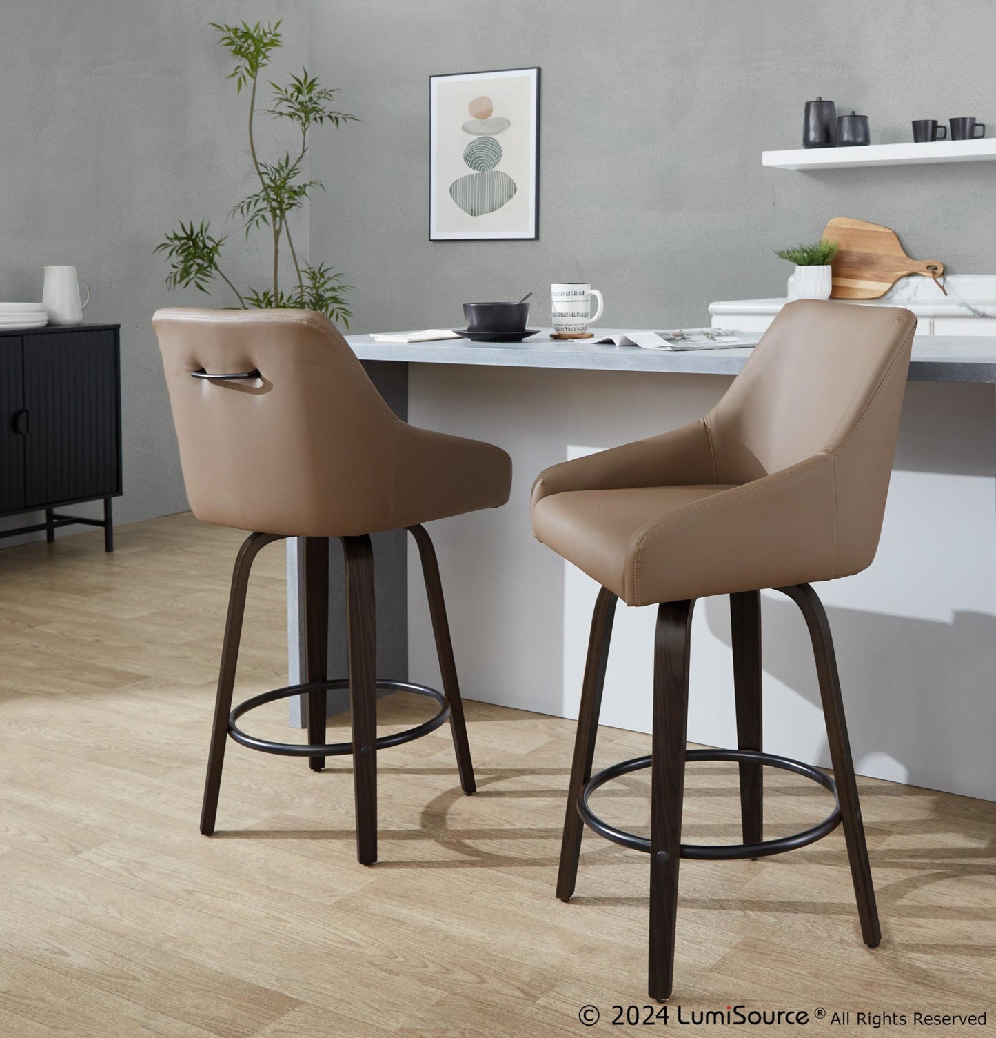 Majestic Office Furniture 26" Fixed-Height Counter Stool - Set of 2