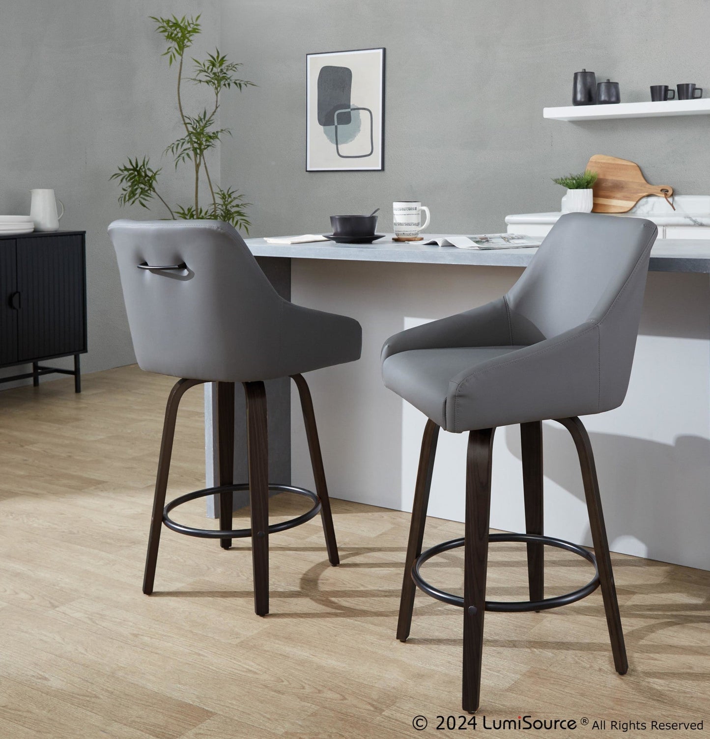 Majestic Office Furniture 26" Fixed-Height Counter Stool - Set of 2