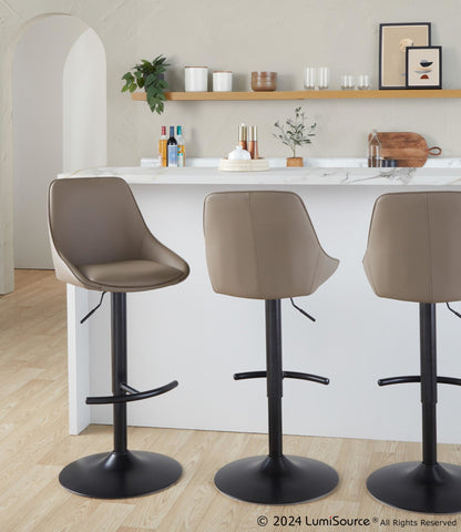 Majestic Office Furniture Adjustable Barstool - Set of 2