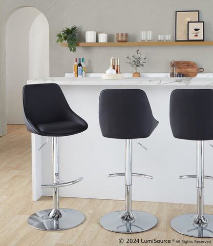 Majestic Office Furniture Adjustable Barstool - Set of 2