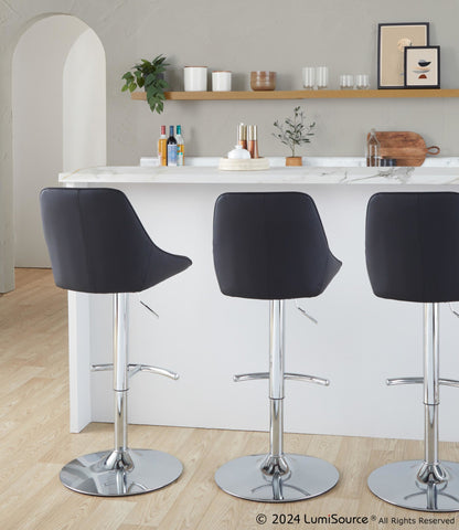 Majestic Office Furniture Adjustable Barstool - Set of 2