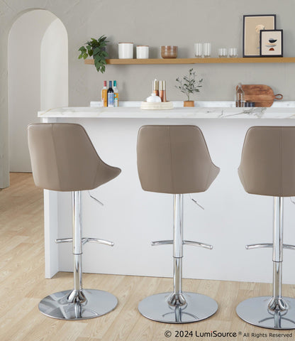Majestic Office Furniture Adjustable Barstool - Set of 2