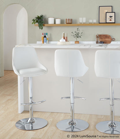 Majestic Office Furniture Adjustable Barstool - Set of 2
