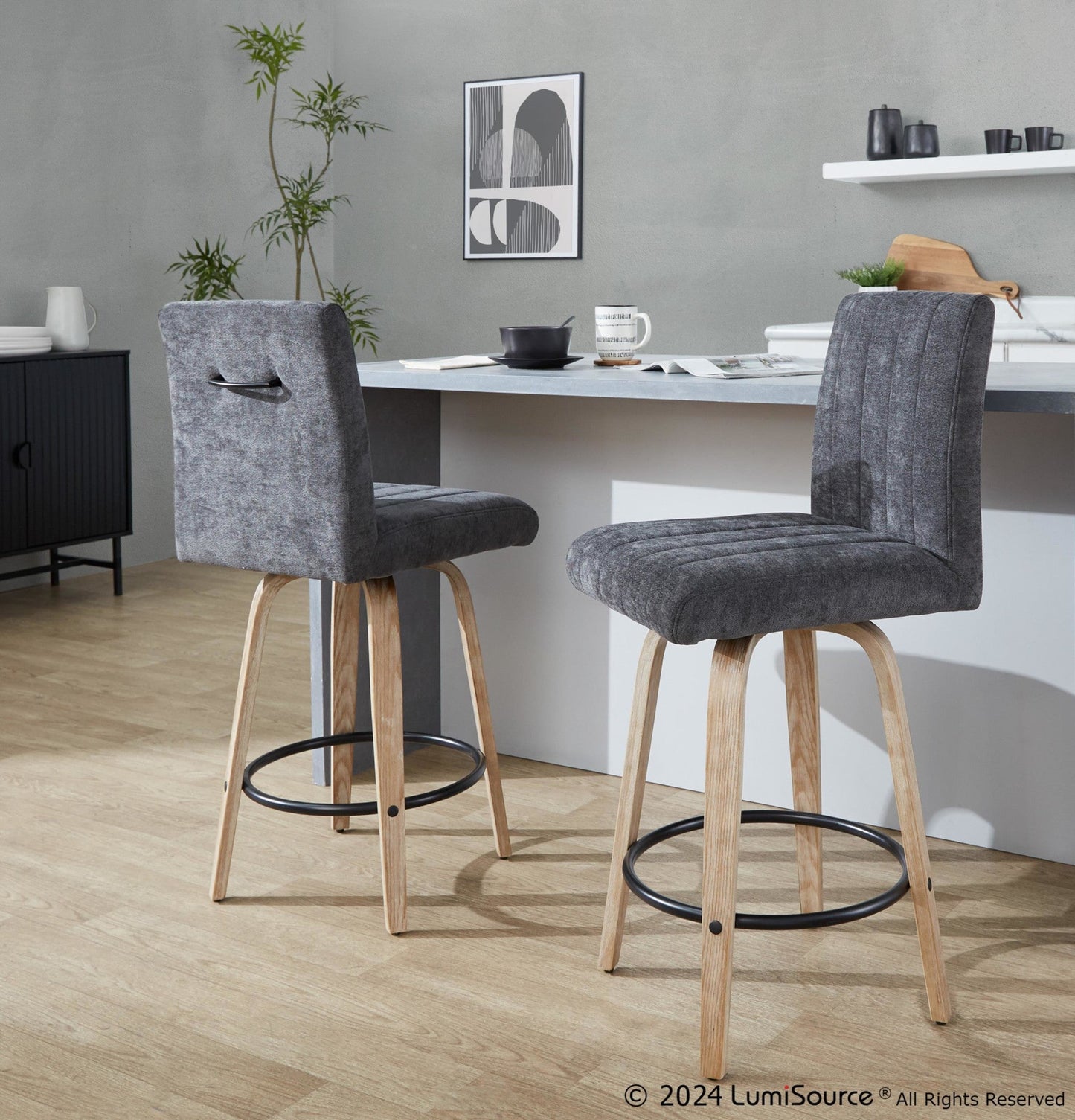 Majestic Office Furniture 26" Fixed-Height Counter Stool - Set of 2