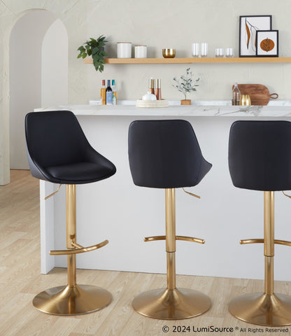 Majestic Office Furniture Adjustable Barstool - Set of 2