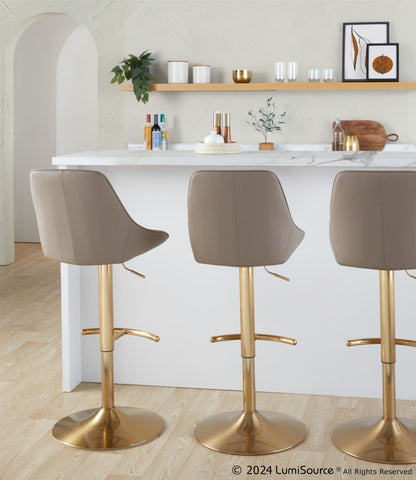 Majestic Office Furniture Adjustable Barstool - Set of 2