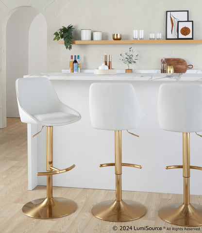 Majestic Office Furniture Adjustable Barstool - Set of 2