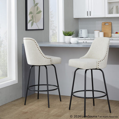 Majestic Office Furniture Marcel 27" Fixed-Height Counter Stool - Set of 2