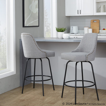 Majestic Office Furniture Marcel 27" Fixed-Height Counter Stool - Set of 2
