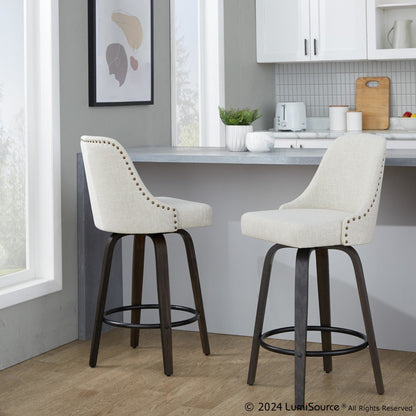 Majestic Office Furniture Marcel 27" Fixed-Height Counter Stool - Set of 2