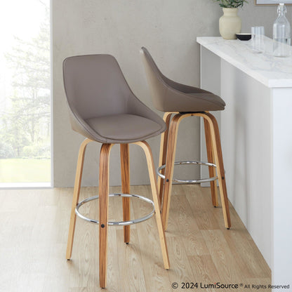 Majestic Office Furniture 30" Fixed-Height Barstool - Set of 2