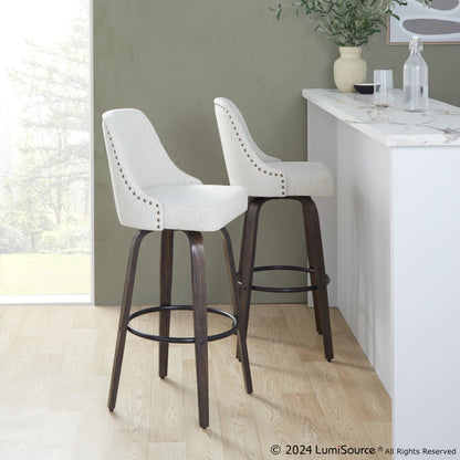Majestic Office Furniture Marcel 30" Fixed-Height Barstool - Set of 2