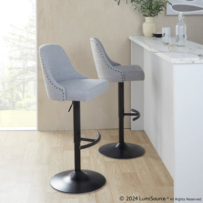 Majestic Office Furniture Marcel Adjustable Barstool - Set of 2