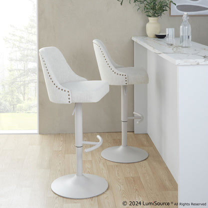 Majestic Office Furniture Marcel Adjustable Barstool - Set of 2