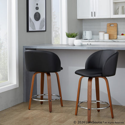 Majestic Office Furniture 24" Fixed-Height Counter Stool - Set of 2