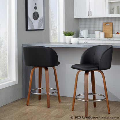 Majestic Office Furniture 25" Fixed-Height Counter Stool - Set of 2