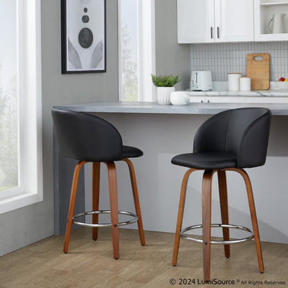 Majestic Office Furniture 25" Fixed-Height Counter Stool - Set of 2