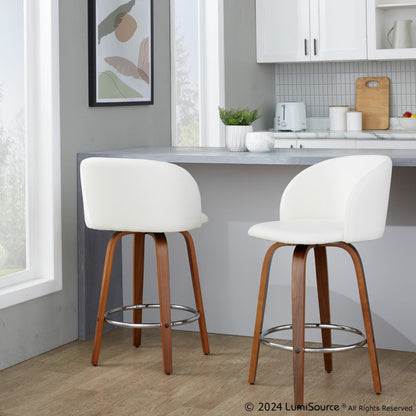 Majestic Office Furniture 25" Fixed-Height Counter Stool - Set of 2