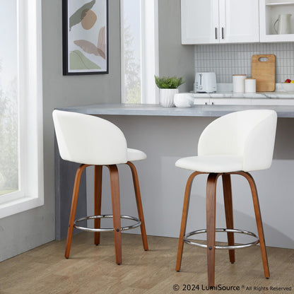 Majestic Office Furniture 25" Fixed-Height Counter Stool - Set of 2