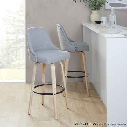 Majestic Office Furniture Marcel 30" Fixed-Height Barstool - Set of 2